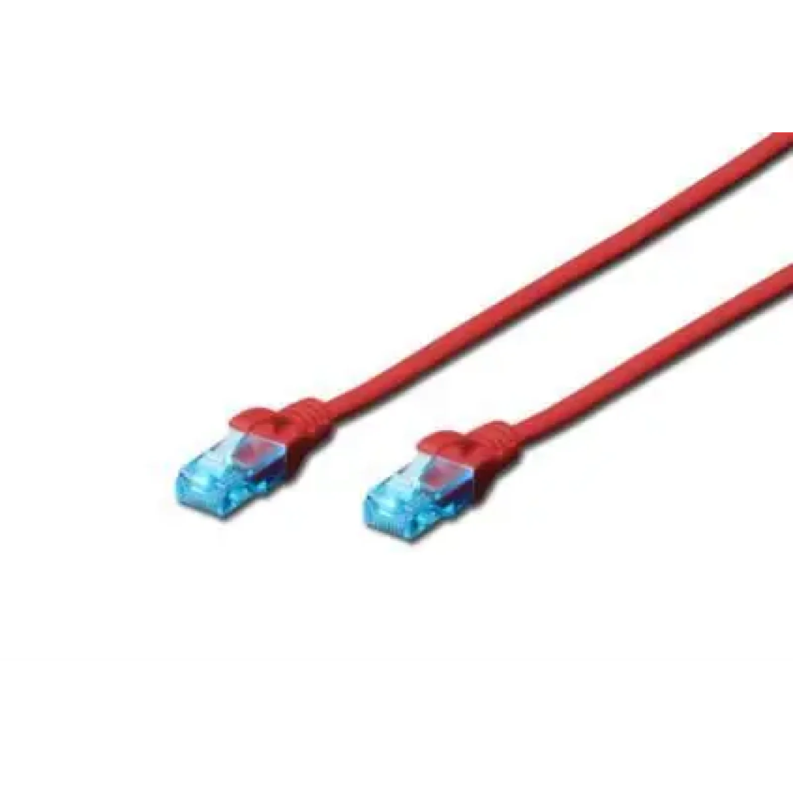 Патч-корд DIGITUS CAT 5e UTP, 2м, AWG 26/7, CCA, PVC, червоний (DK-1512-020/R) UA
