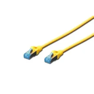 Патч-корд DIGITUS CAT 5e SF-UTP, 5м, AWG 26/7, Cu, PVC, жовтий (DK-1531-050/Y) UA