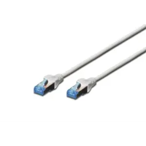 Патч-корд DIGITUS CAT 5e SF-UTP, 10м, AWG 26/7, Cu, PVC, сірий (DK-1531-100) UA