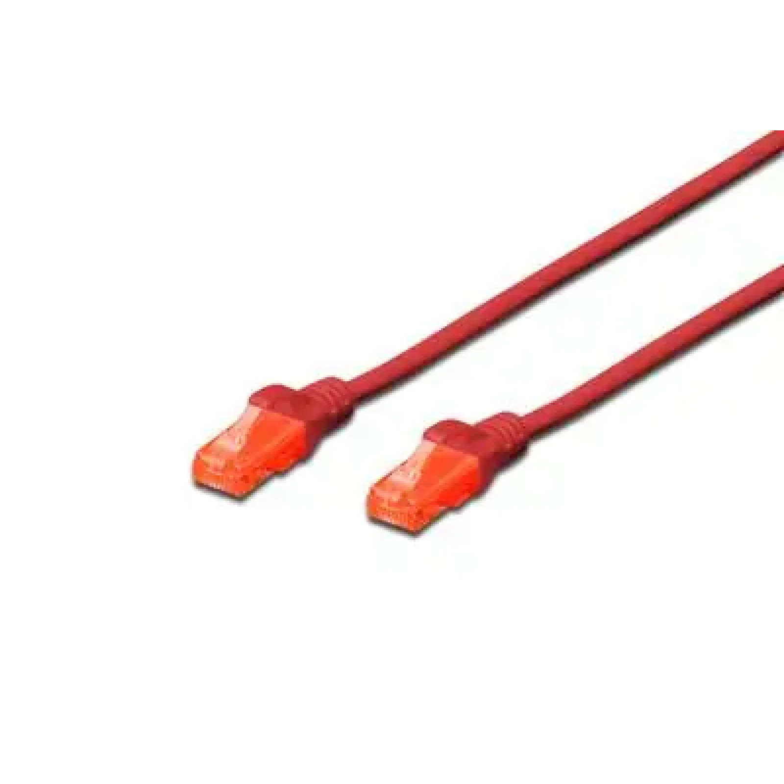 Патч-корд DIGITUS CAT 6 UTP, 1м, AWG 26/7, Cu, LSZH, червоний (DK-1617-010/R) UA