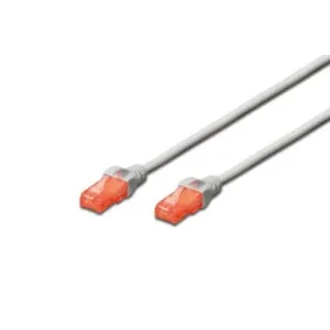 Патч-корд DIGITUS CAT 6 UTP, 7м, AWG 26/7, Cu, LSZH, сірий (DK-1617-070) UA