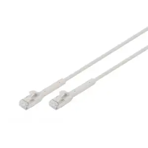 Патч-корд DIGITUS CAT 6a S-FTP, 1м, AWG 32/7, Cu, TPE-LSZH, гнучкий, сірий (DK-1632-A-010B) UA