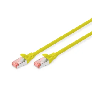 Патч-корд DIGITUS CAT 6 S-FTP, 1м, AWG 27/7, LSZH, жовтий (DK-1644-010/Y) UA
