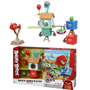 Ігровий набір Angry Birds Pig City Build 'n Launch, Місто свиней, ANB0015 UA
