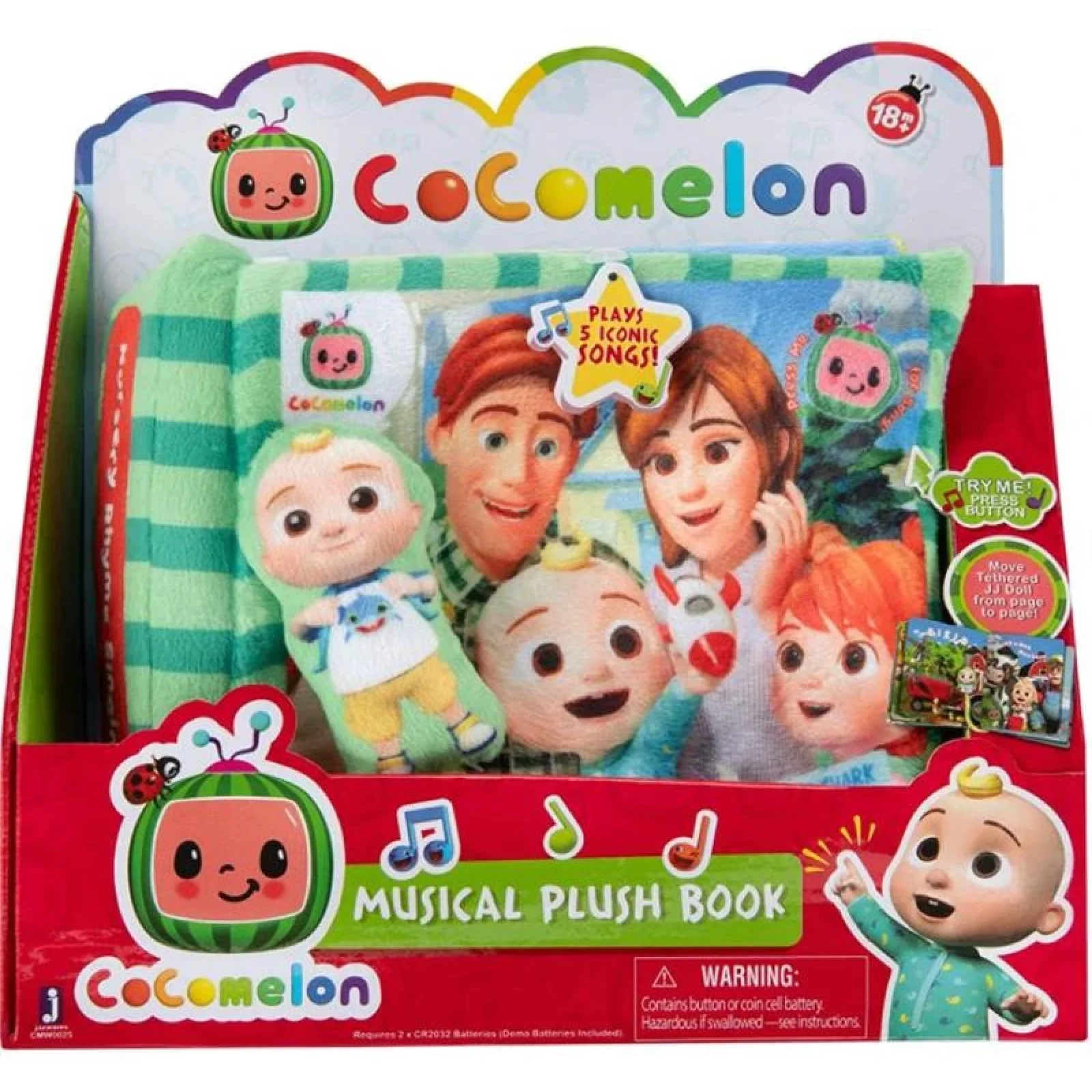 Ігровий набір CoComelon Feature Roleplay Музична плюшева книга, CMW0025