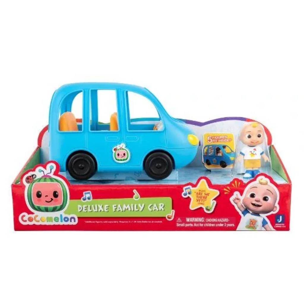 Ігровий набір CoComelon Deluxe Vehicle Family Fun Car Vehicle світло та звук, CMW0104