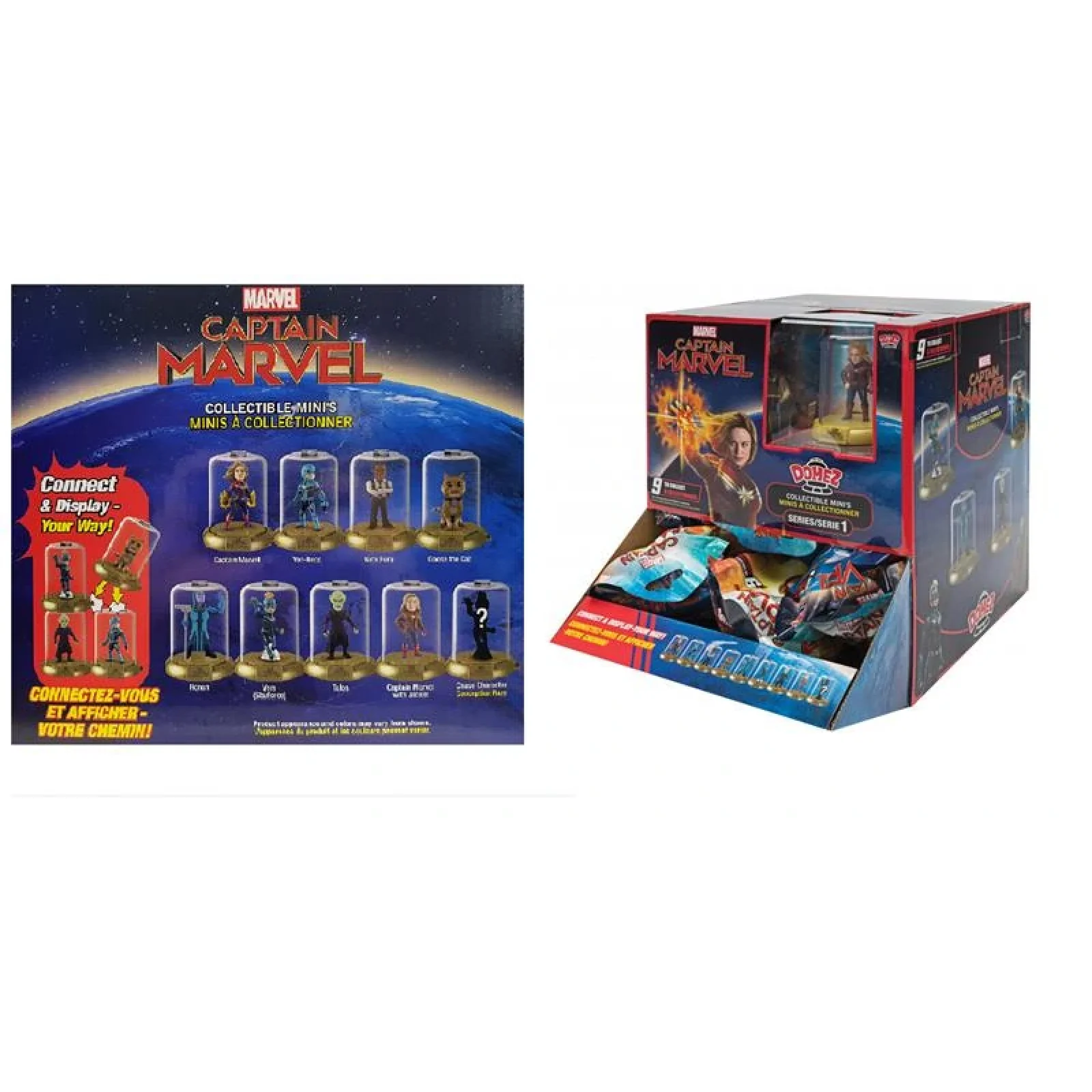 Колекційна фігурка Domez Marvel's Captain Marvel, 1шт, в ас., DMZ0147 UA