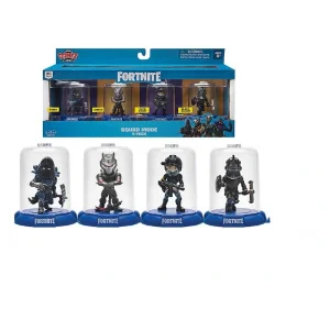 Набір колекційних фігурок Domez Fortnite Launch Squad Omega, Raven, Elite Agent, Black Knight, DMZ0170 UA
