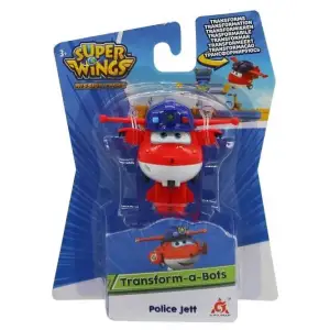 Ігрова фігурка-трансформер Super Wings Transform-a-Bots Джетт-поліцейський (Police Jett), EU730031 UA