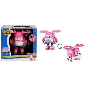 Ігрова фігурка-трансформер Super Wings Dulexe Transforming-Supercharged Діззі (Dizzy), світло, звук, EU740434 UA
