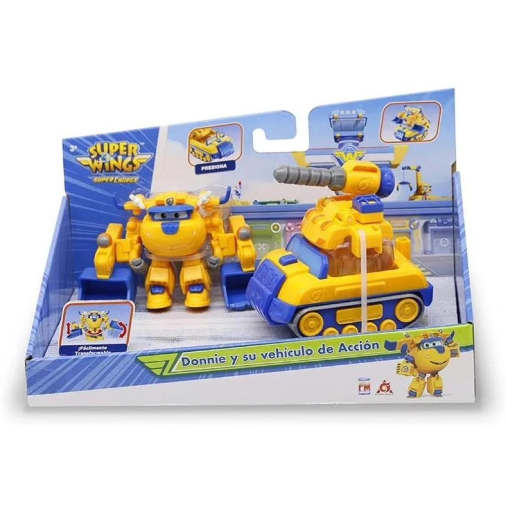 Ігровий набір Super Wings Articulated Action Vehicle Донні (Donnie), EU740992V UA