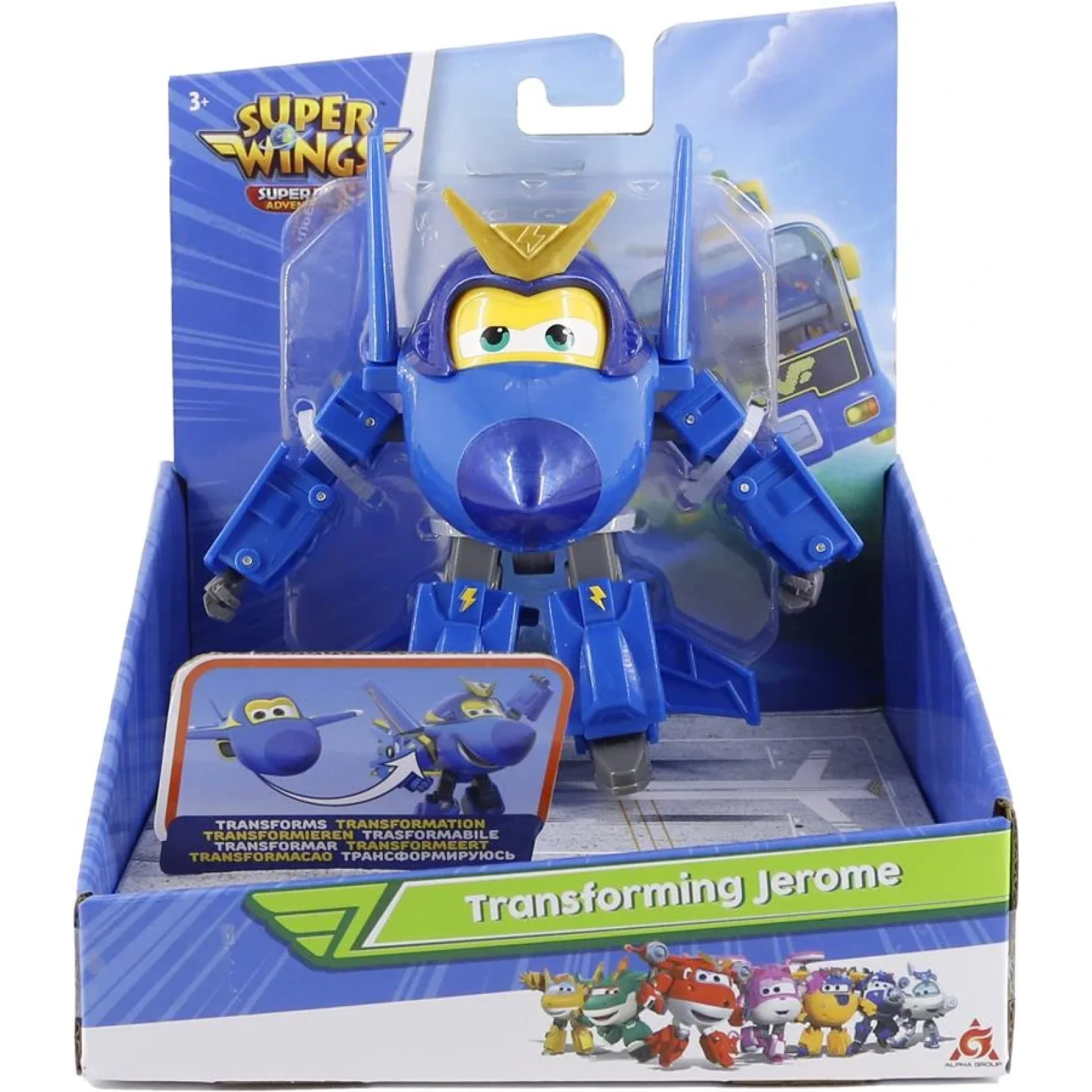 Ігрова фігурка-трансформер Super Wings Transforming Джером (Jerome), EU770230 UA