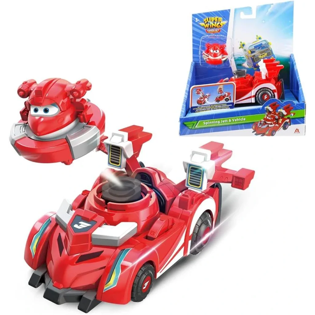 Ігровий набір Super Wings Spinning Vehicle Джетт (Jett), EU770310 UA