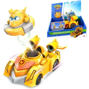 Ігровий набір Super Wings Spinning Vehicle Золотий Хлопчик (Golden Boy), EU770331 UA