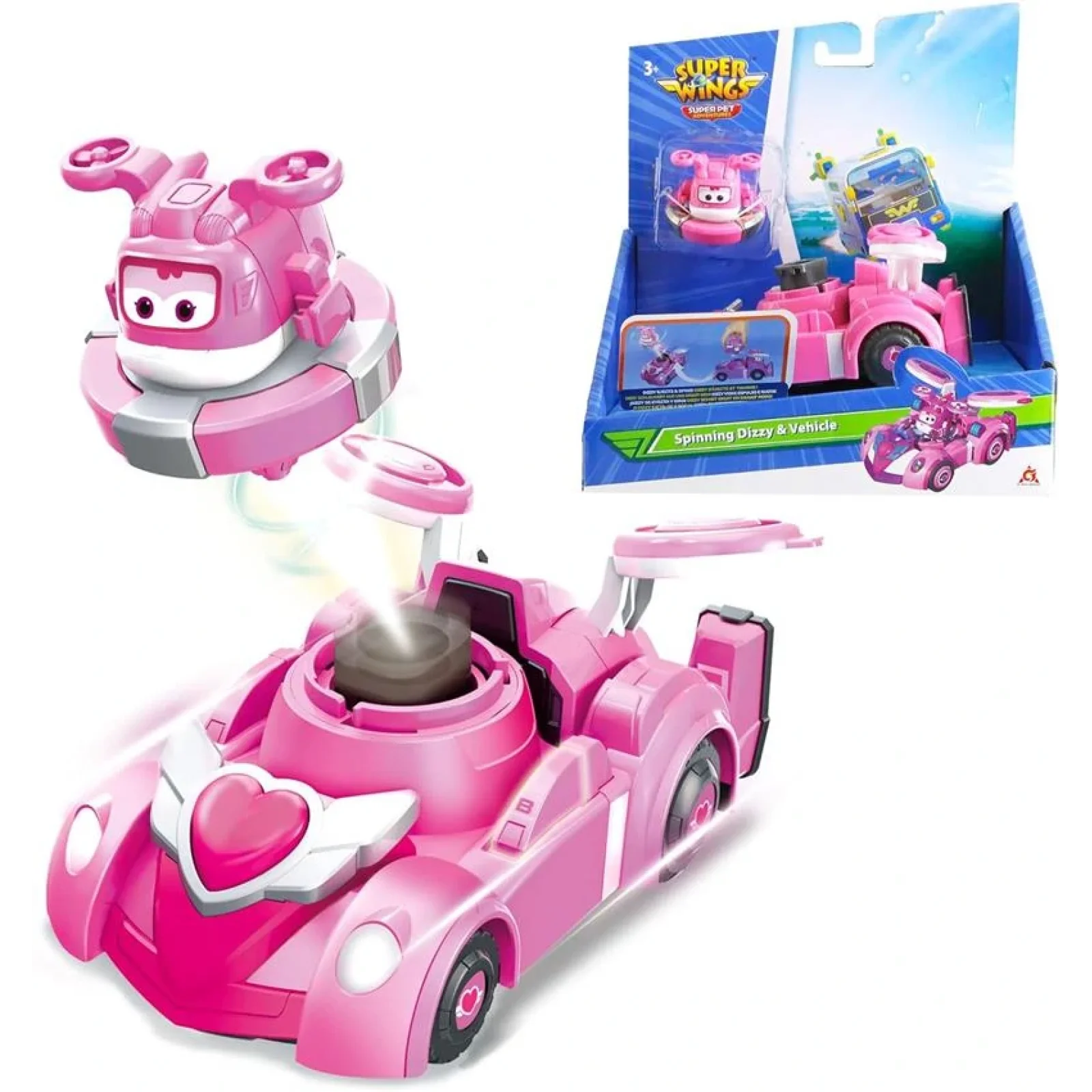 Ігровий набір Super Wings Spinning Vehicle Діззі (Dizzy), EU770340 UA