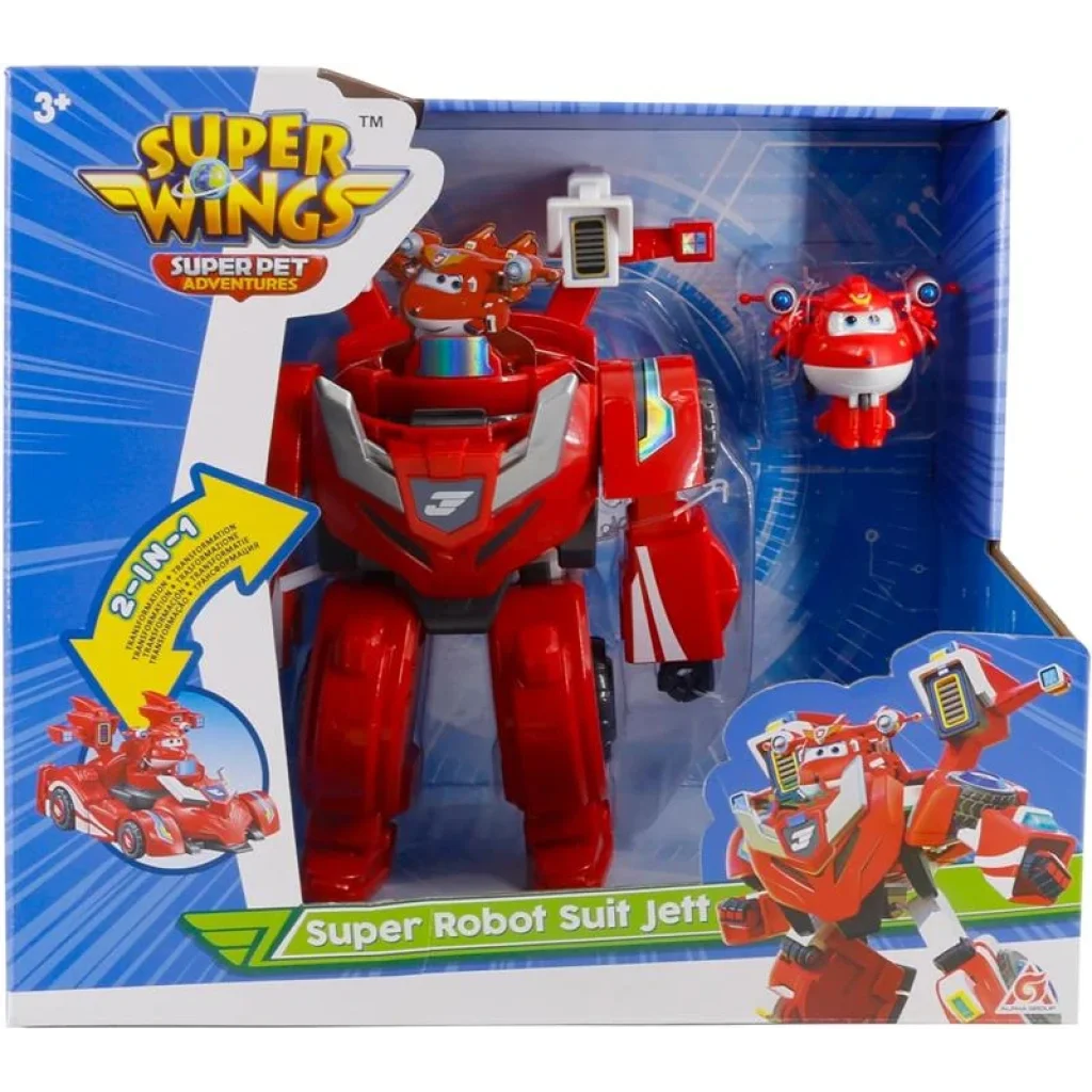 Ігровий набір Super Wings Super Robot Suit Джетт (Jett), EU770351 UA