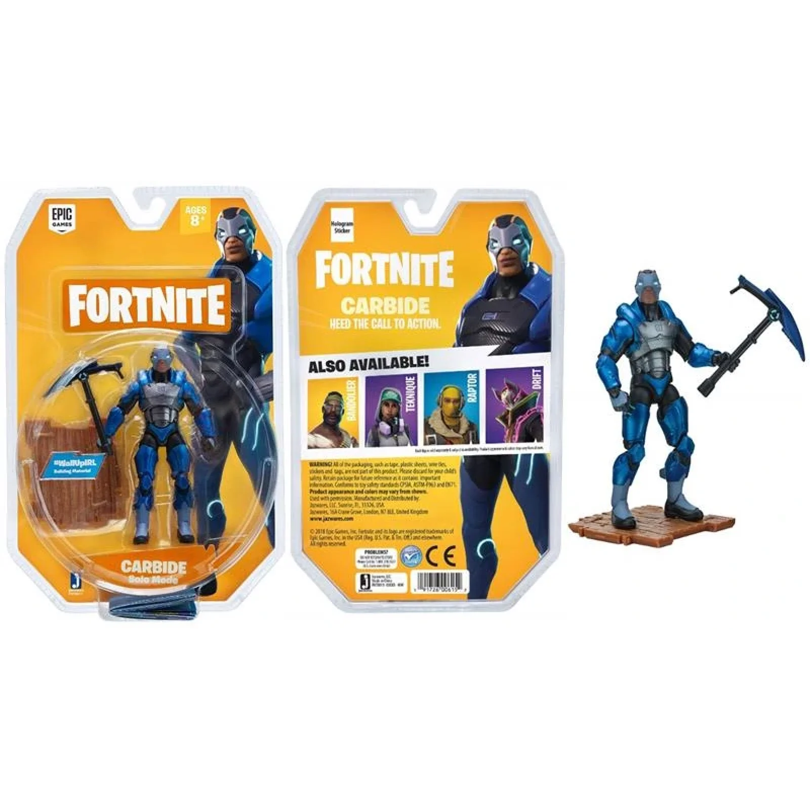 Колекційна фігурка Fortnite Solo Mode Carbide, 10см, FNT0011 UA
