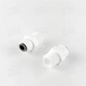 Фітинг Itiger прямий трубка 1/4"-різьба зовнішня 3/8" (1813-C) UA