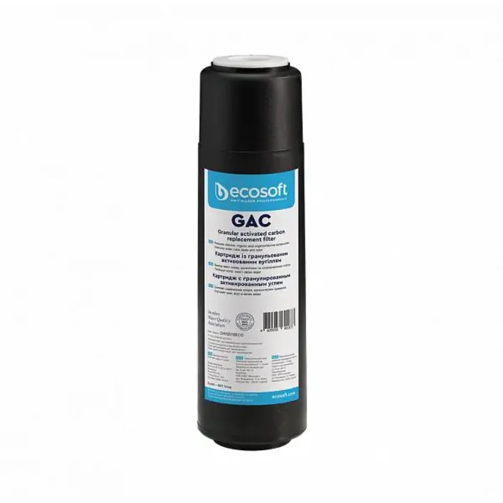 Картридж з гранульованим активованим вугіллям Ecosoft 2.5х10