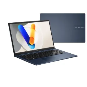 Ноутбук ASUS Vivobook 15 X1504VA-BQ499 15.6" FHD IPS, Intel i3-1315U, 16GB, F512GB, UMA, noOS, Блакитний, 90NB10J1-M00PH0 UA