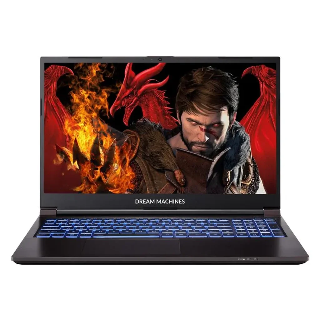 Ноутбук Dream Machines RG2050-15 15.6FHD IPS, Intel i7-13620H, 32GB, F1TB, NVD2050-4, DOS, чорний, RG2050-15UA26 UA