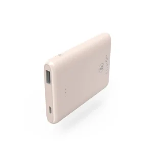 Зовнішній акумулятор HAMA 5000mAh "SLIM 5HD", pale pink, 00188313 UA