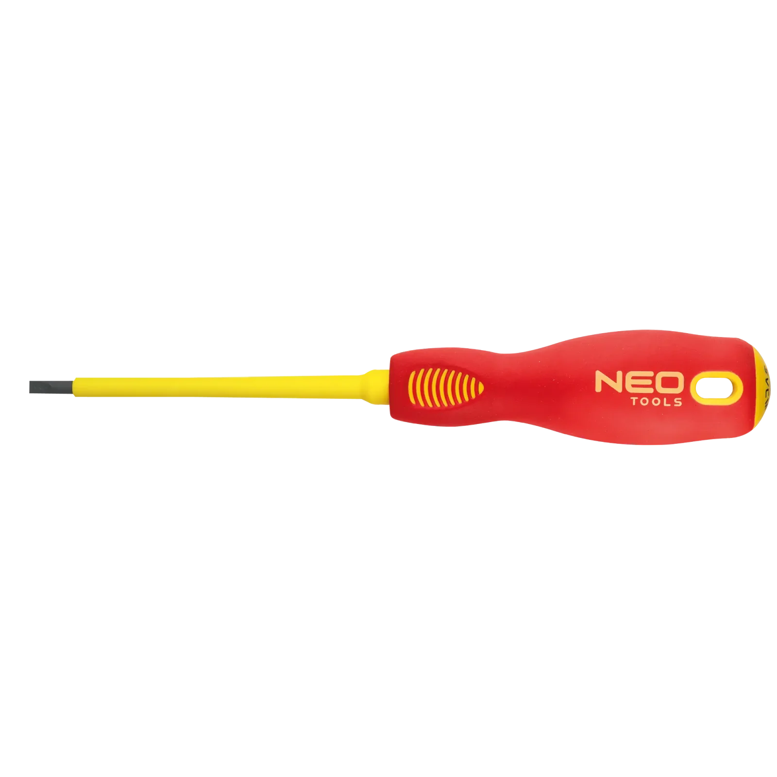 Викрутка Neo Tools плоска, діелектрична, SL3x100мм, сталь SVCM (04-052) UA