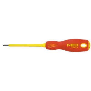 Викрутка Neo Tools хрестова, діелектрична, PZ2x100мм, сталь SVCM (04-063) UA