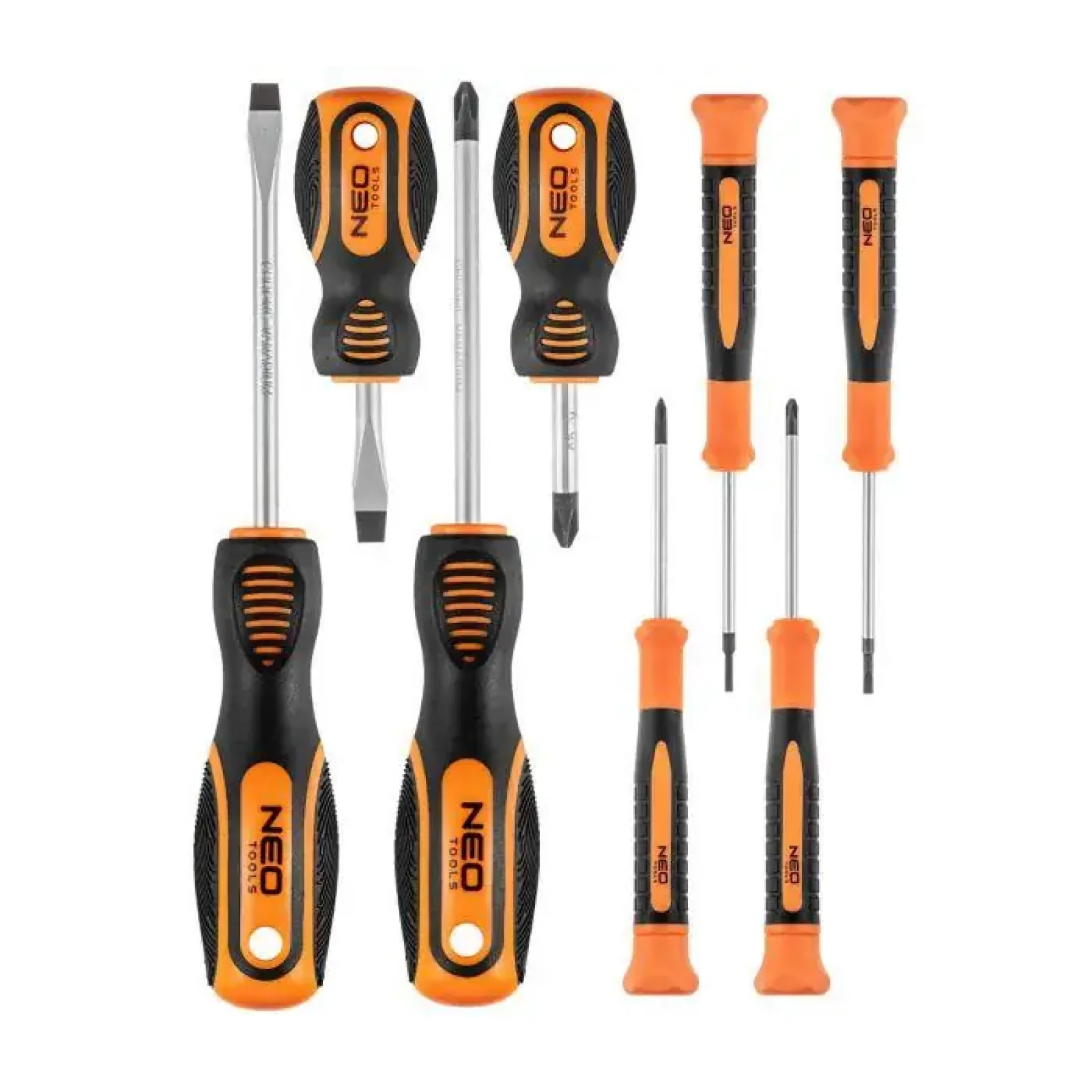 Викрутки Neo Tools набір 8шт, SL,PH, сталь CrV (04-194) UA