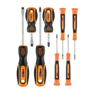 Викрутки Neo Tools набір 8шт, SL,PH, сталь CrV (04-194) UA
