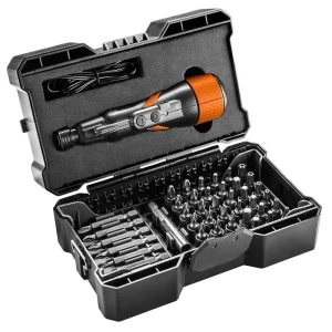 Викрутка Neo Tools акумуляторна, micro-USB, 3.6В Li-Ion, 800мА•год, 280об•хв, 42 біт, SL,PH,PZ,Torx, кейс (04-200) UA