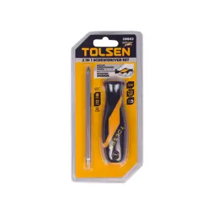 Викрутка Tolsen, РН2+SL6x1.2мм, сталь CrV (20042) UA