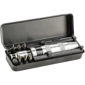 Викрутка TOPEX бітотримач 1/4", ударний, 6 біт, SL,PH, сталь CrV (39D556) UA