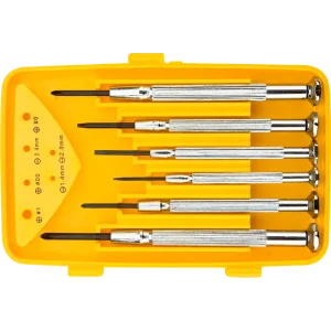 Викрутки TOPEX набір 6шт, прецизійні, SL,PH, сталь CrV (39D559) UA