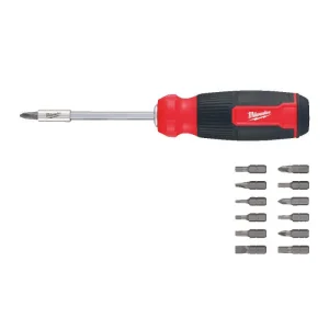 Викрутка Milwaukee, 14 насадок, руків'я двокомпонентне, (Hex, PH, SL, PZ, Torx), сталь CrV (4932492806) UA