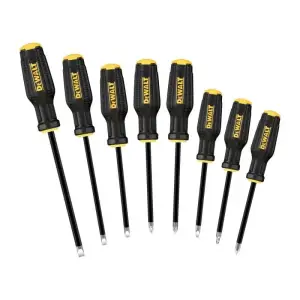 Викрутки DeWALT TOUGHSERIES MAX FIT, SL, PH, SQ, набір 8шт (DWHT65102-0) UA