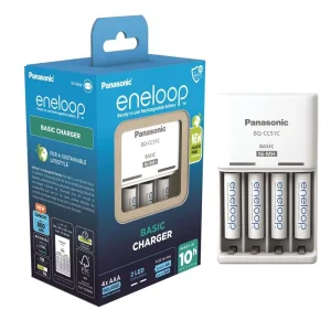 Зарядний пристрій Basic Charger New + Eneloop 4AAA 800 mAh NI-MH, K-KJ51MCD04E UA