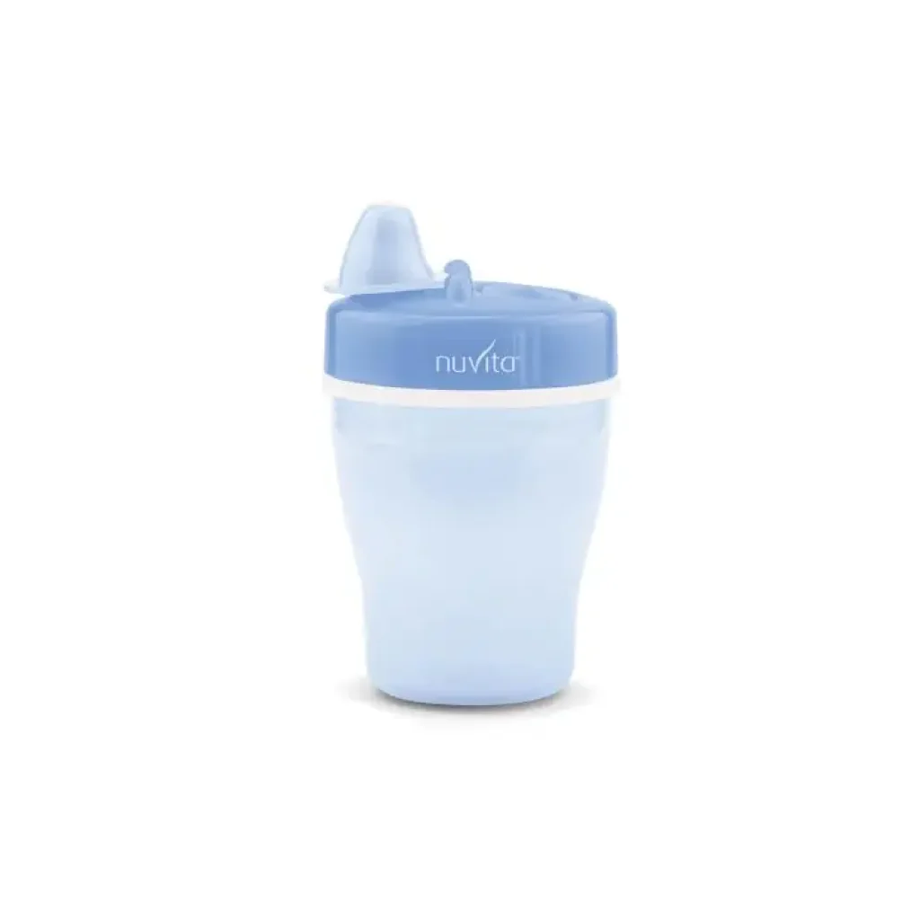 Поїльник Nuvita 200мл, 12міс+, з твердим носиком синій (NV1433Blue) UA