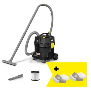 Пилосос професійний Karcher Go!Further NT 22/1 Ap L Re!Plast 1300Вт 249мБар контейнер 22л вологе/сухе прибирання 5.7кг (1.378-627.0) UA