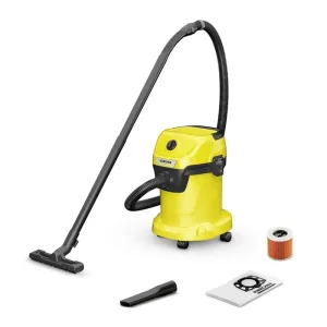 Пилосос професійний Karcher WD 3 V-17/4/20 1000Вт контейнер 17л 4.53кг (1.628-130.0) UA