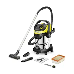 Пилосос професійний Karcher WD 7 Control P S 30/6/35/T 1400Вт 290мБар контейнер 30л 8.7кг (1.628-385.0) UA