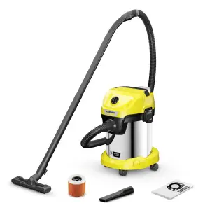 Пилосос професійний акумуляторний Karcher WD 3-18 S V-17/20 18В 110мБар контейнер 17л без АКБ та ЗП (1.628-575.0) UA