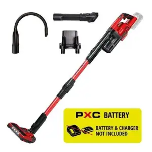 Пилосос акумуляторний Einhell TE-SV 18 Li-FLX - Solo 18В 120мбар контейнер 0.6л LED 1.05кг без АКБ та ЗП (2347189) UA