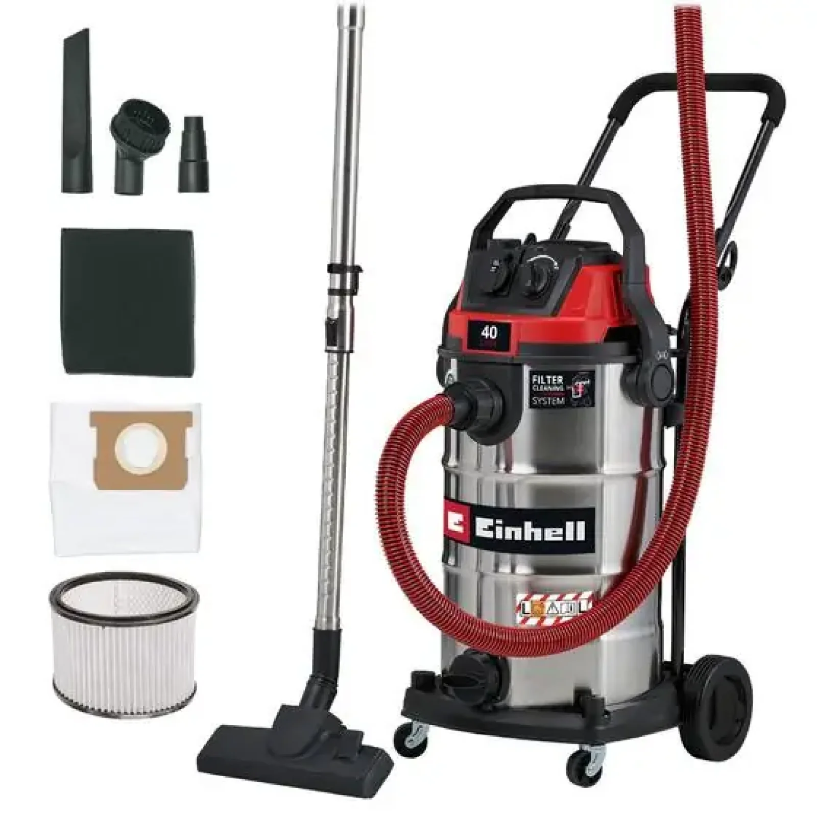Пилосос професійний Einhell TE-VC 4090 SACL 1150Вт 225мБар 40л 10.1кг (2347445) UA
