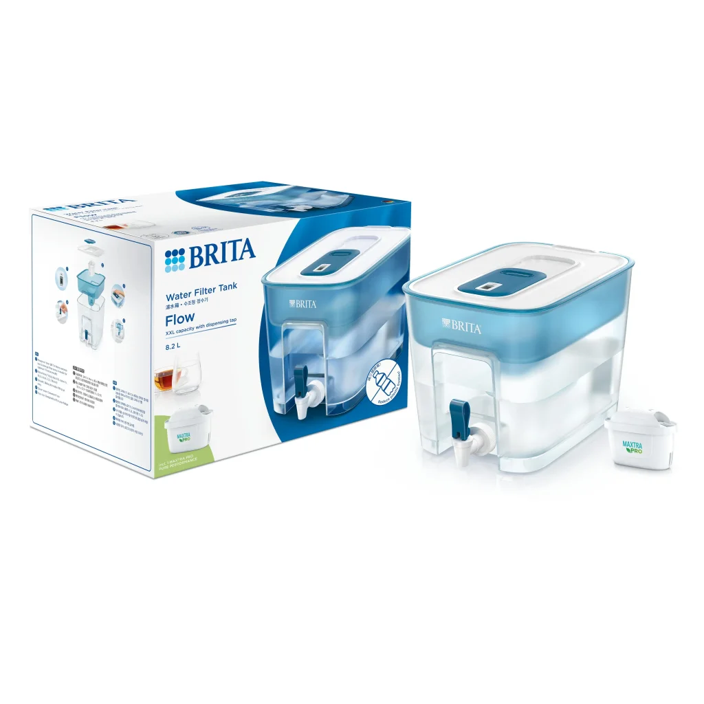 Фільтр-глечик Brita Flow Memo MXPro 8.2л (5.2л очищеної води) з фільтр-картриджем, синій (1052805) UA