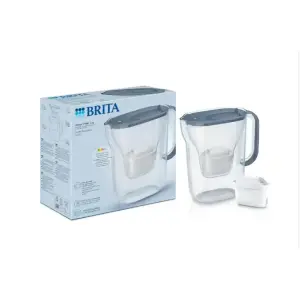 Фільтр-глечик Brita Style Essential MXPro 2.4л (1.4л очищеної води) з картриджем сіро-блакитний (1058042) UA