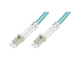 Патч-корд волоконно-оптичний DIGITUS LC/UPC-LC/UPC, 50/125, MM, OM3, duplex, 20м (DK-2533-20/3) UA