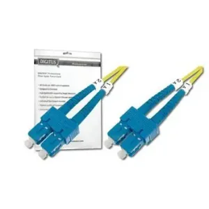 Патч-корд волоконно-оптичний DIGITUS SC/UPC-SC/UPC, 9/125, SM, OS2, duplex, 1м (DK-2922-01) UA