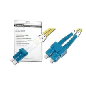 Патч-корд волоконно-оптичний DIGITUS LC/UPC-SC/UPC, 9/125, SM, OS2, duplex, 2м (DK-2932-02) UA