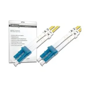 Патч-корд волоконно-оптичний DIGITUS LC/UPC-LC/UPC, 9/125, SM, OS2, duplex, 5м (DK-2933-05) UA